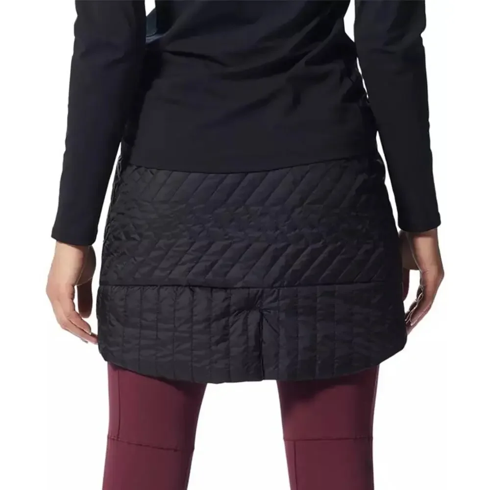 Mountain Hardware Trekkin Insulated Mini Skirt Size Medium in Black